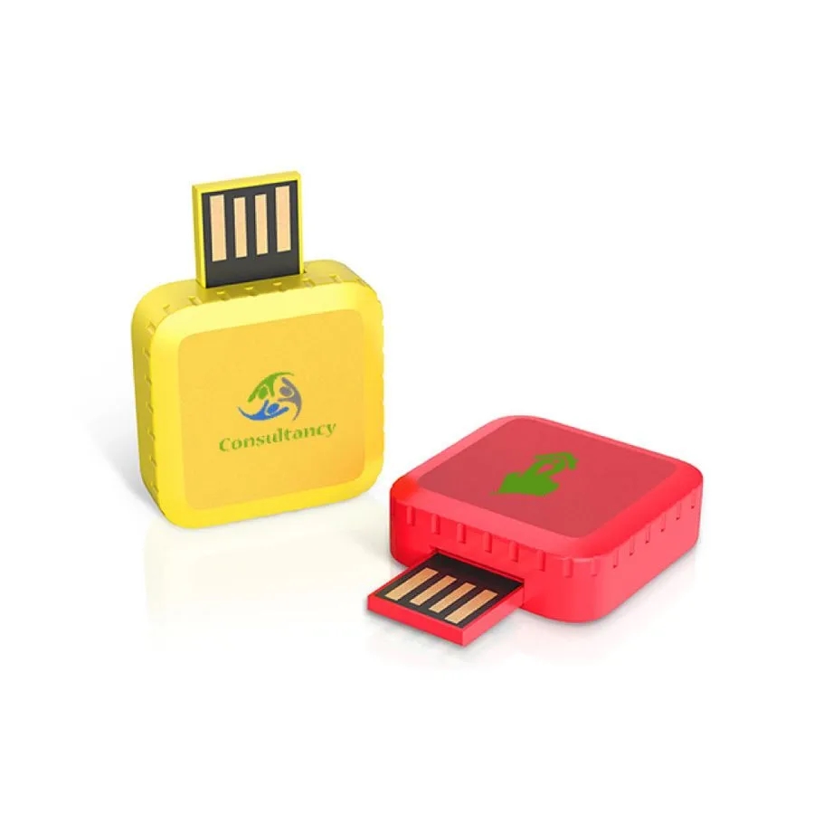 Square 360 Rotating USB 4