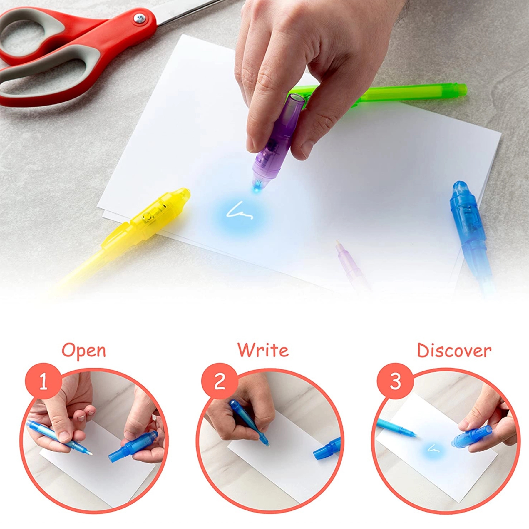 Invisible Disappearing Ink Pen 2