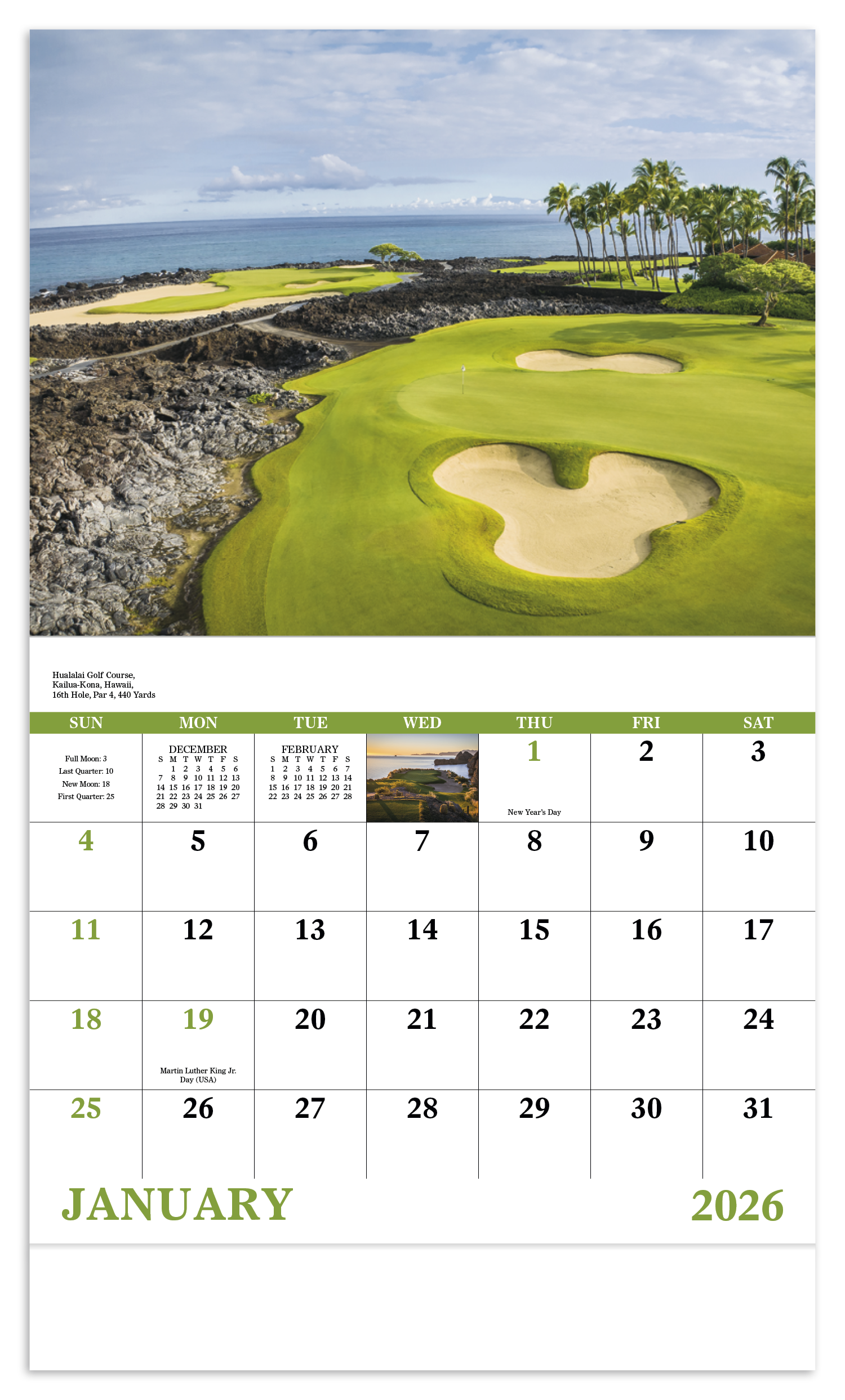 Good Value™ Fairways & Greens - Stapled Calendar 10