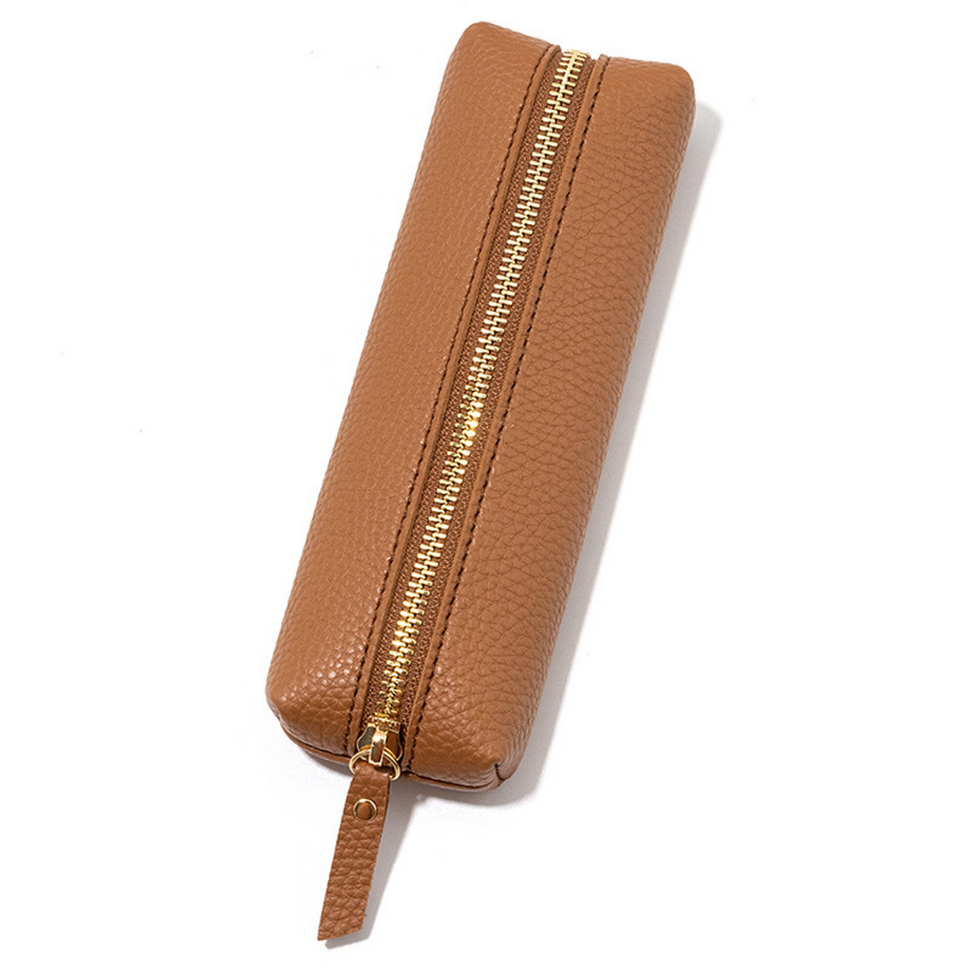 Pu Leather Zippered Pencil Case 9
