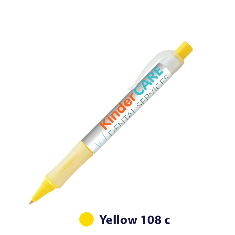 Graphic Brights Frost Plastic Pen (Full Color Imprint) 11