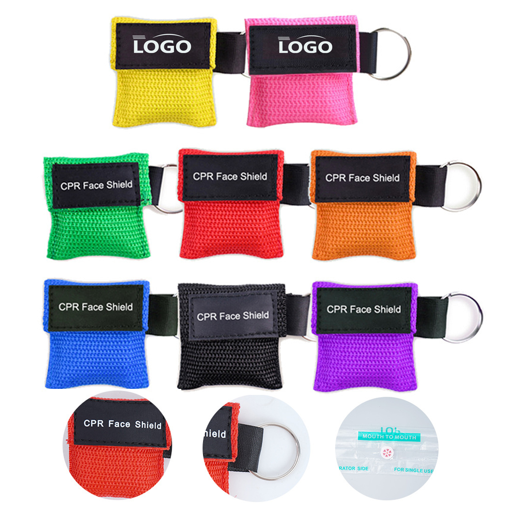 CPR Face Shield Mask Keychain 2