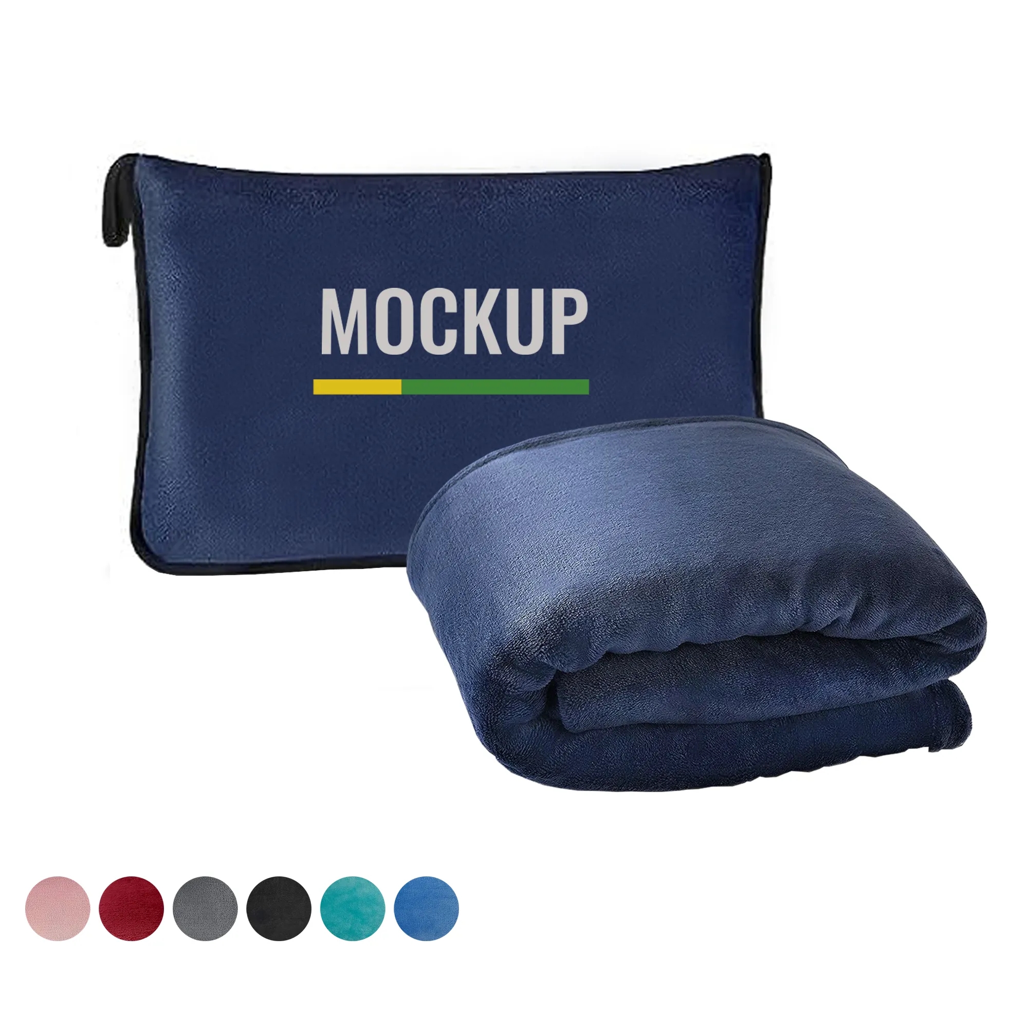 Portable Travel Blanket Pillow MOQ 100 PCS 2