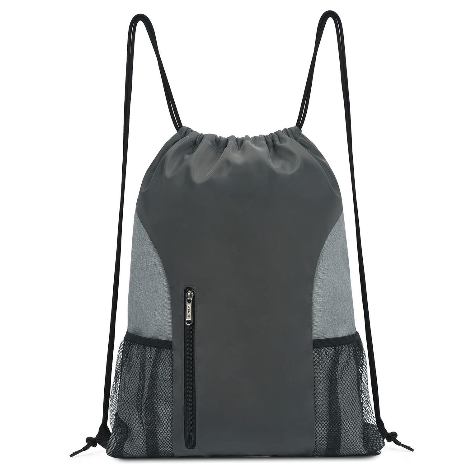 Sports Gym Water Resistan Drawstring Backpack for Women Men 6