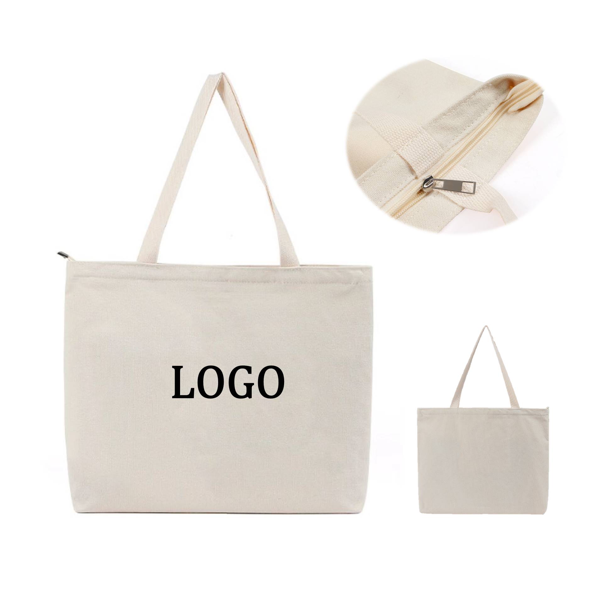 Custom Canvas Tote Bag, custom tote bag with logo imprint 1