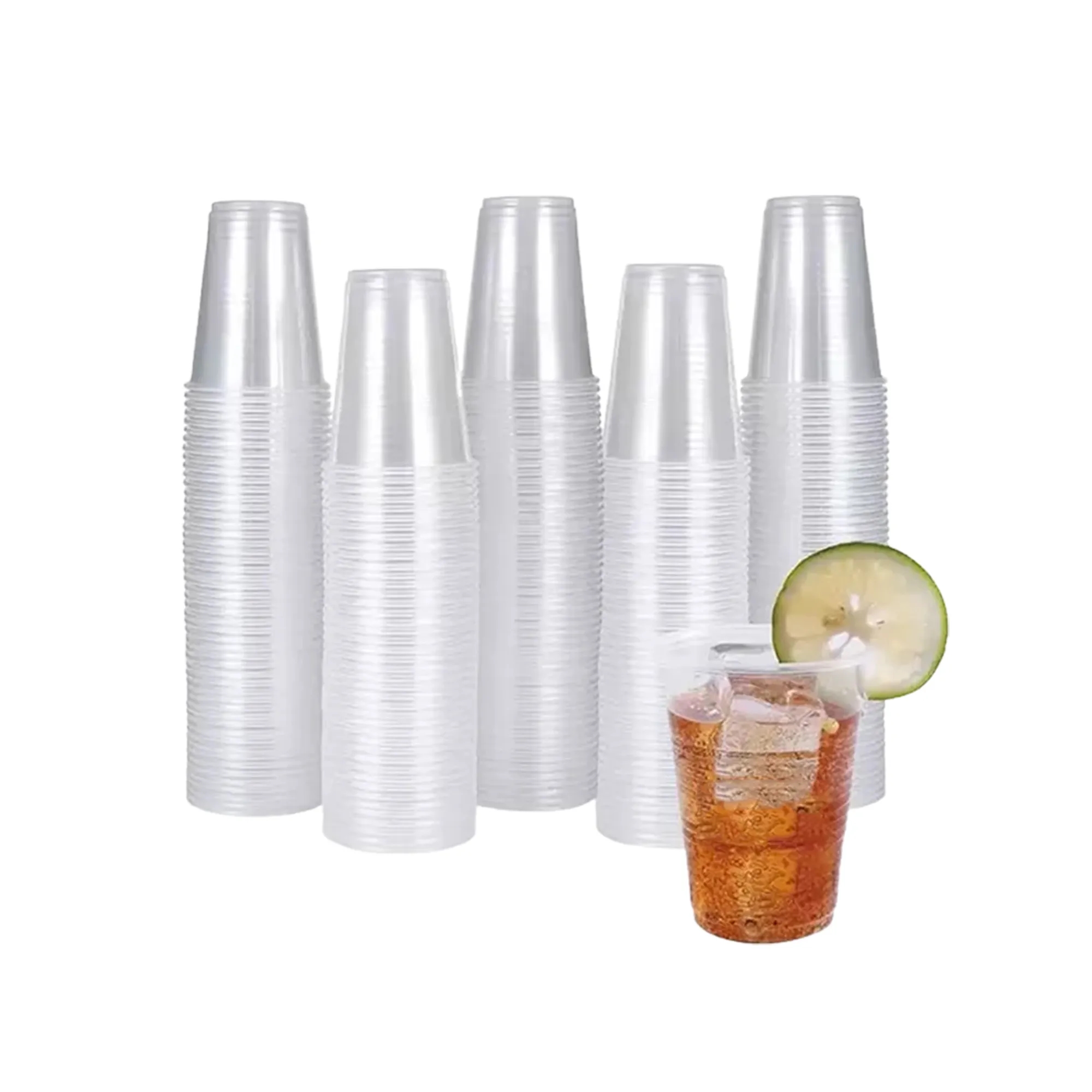 Square Plastic Cup 12oz Lightweight Durable for Daily Use 1