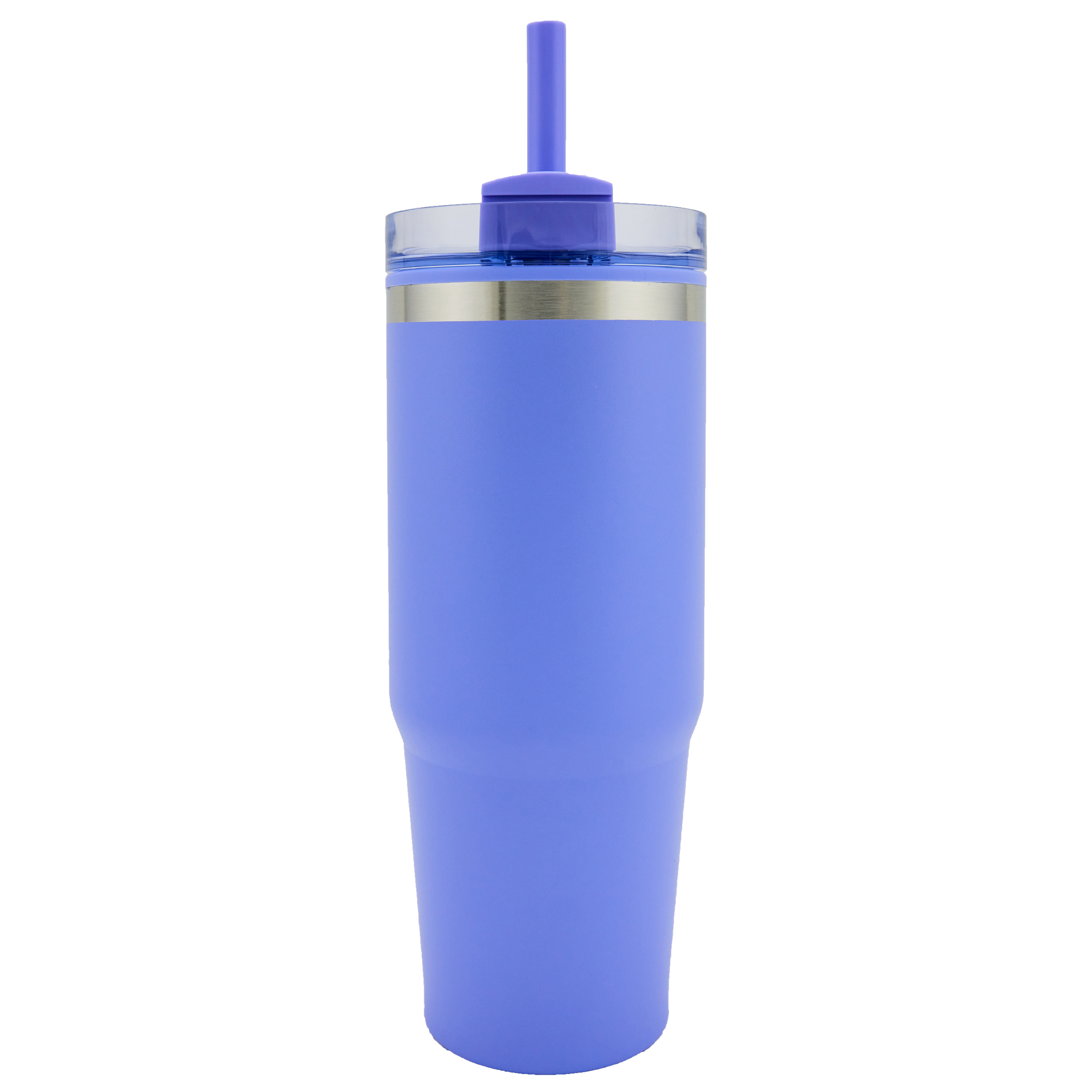 Madison 30oz SS/PP Tumbler with Straw (Purple)