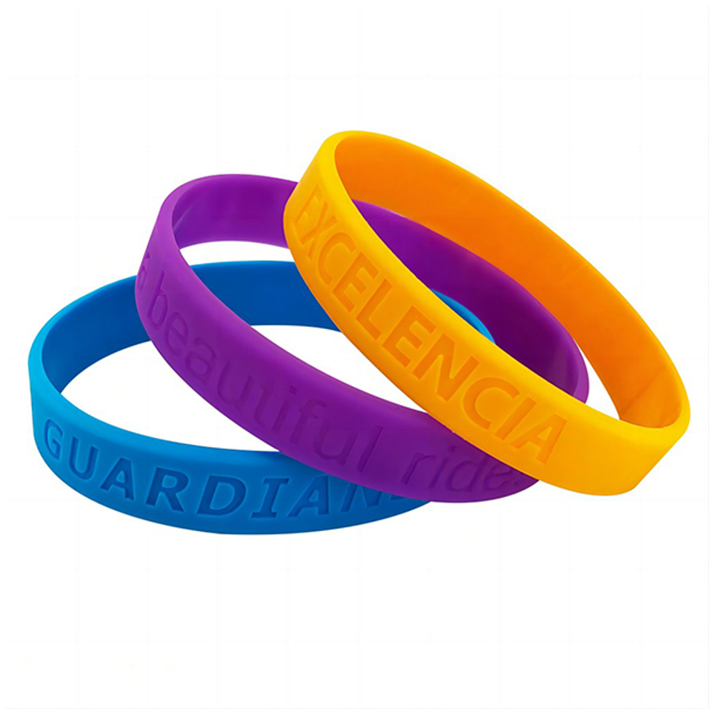 Debossed Silicone Wristband 1