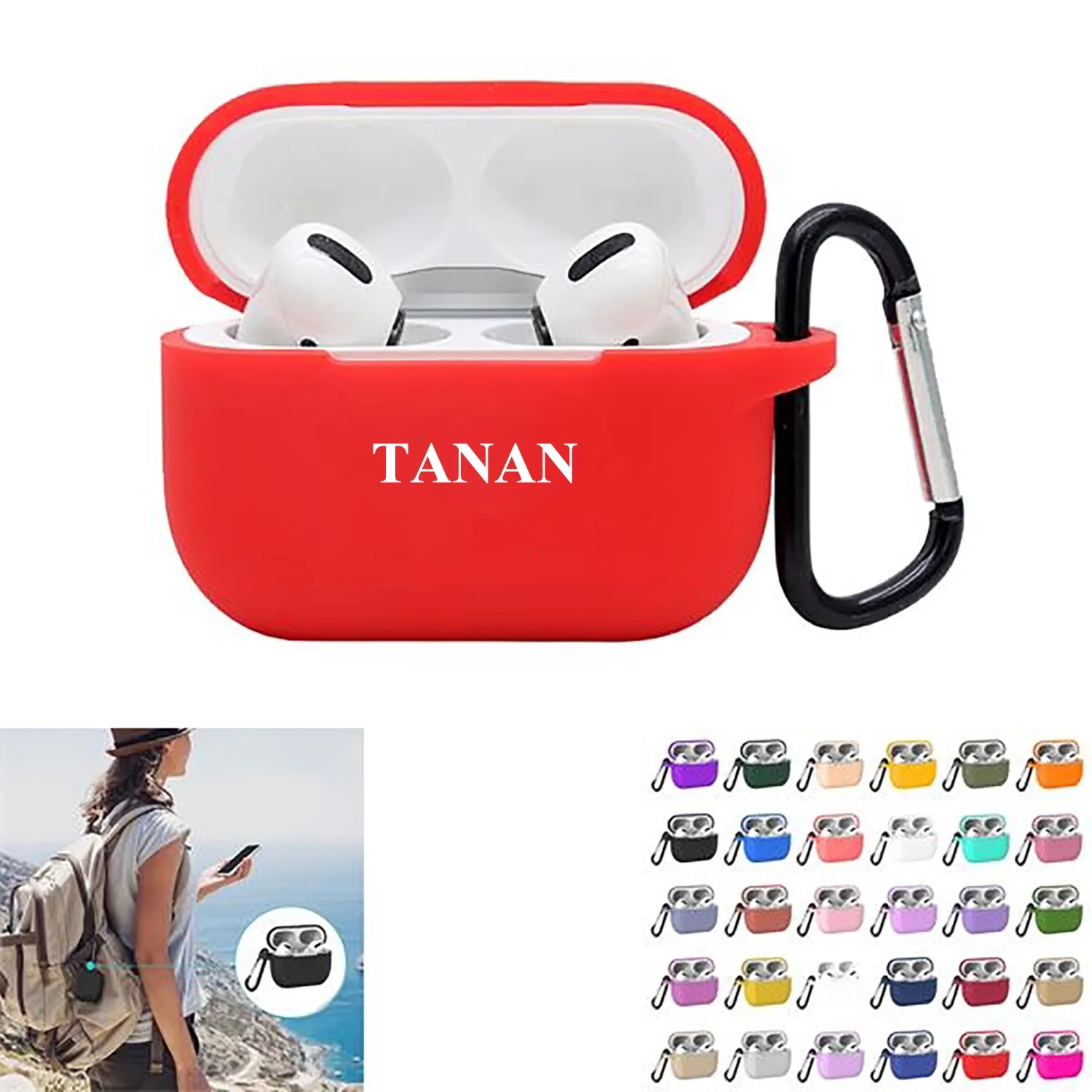 Airpods Pro Case With Carabiner 2