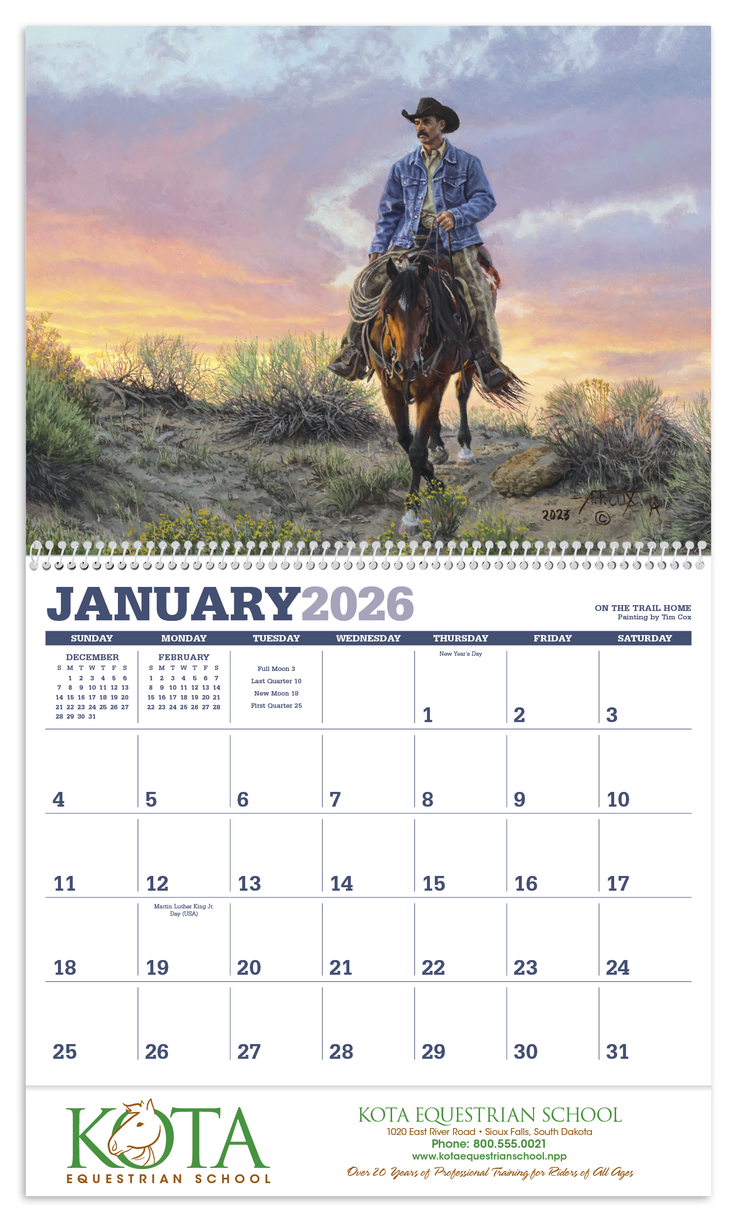 Triumph® Calendars American West by Tim Cox Calendar 8