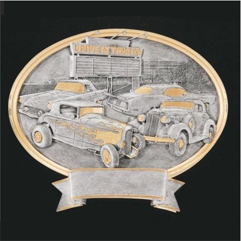 8" Car Show Collage Legend Plate 2