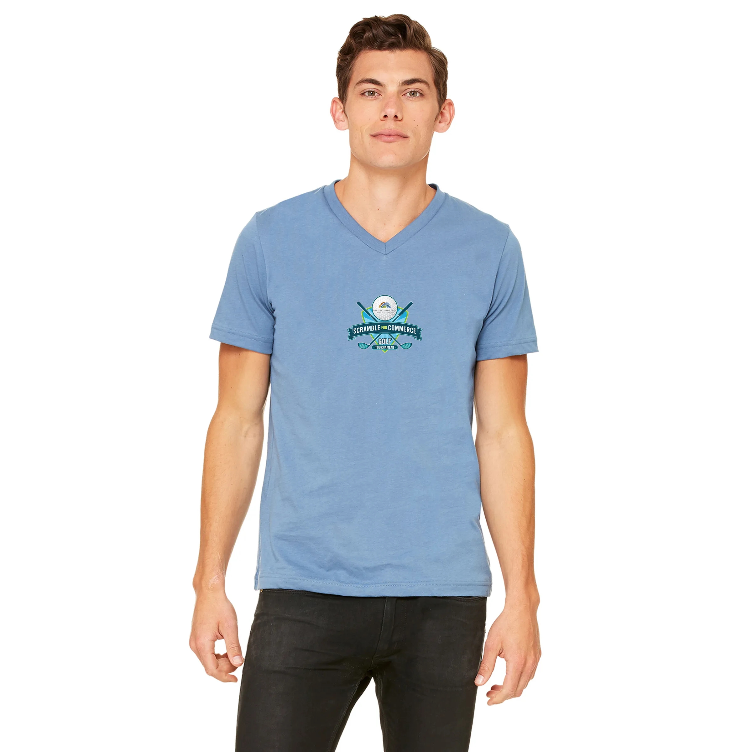 Bella + Canvas - Unisex Jersey Short-Sleeve V-Neck T-Shirt 21