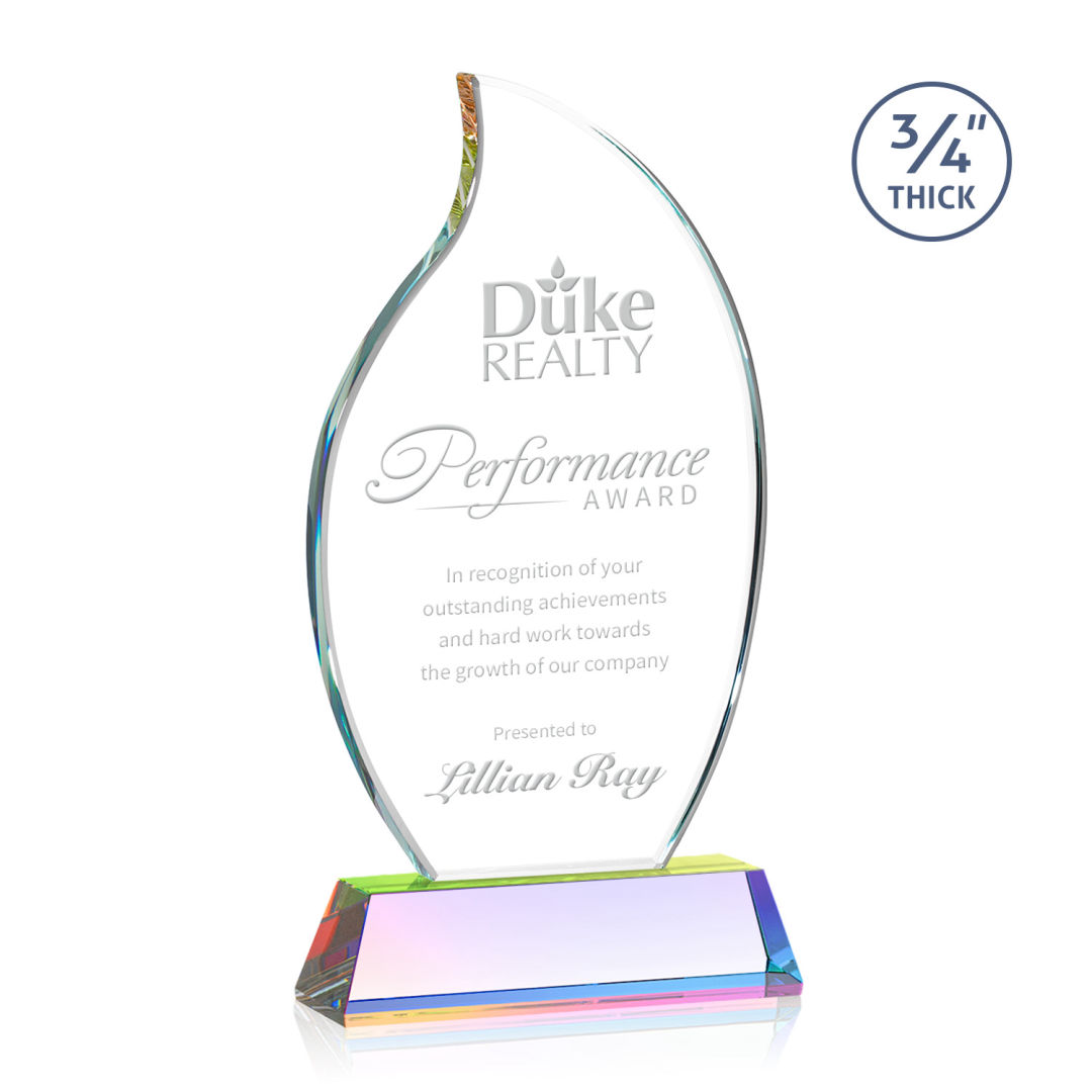 Croydon Flame Award on Newhaven Base - Prismatic 2