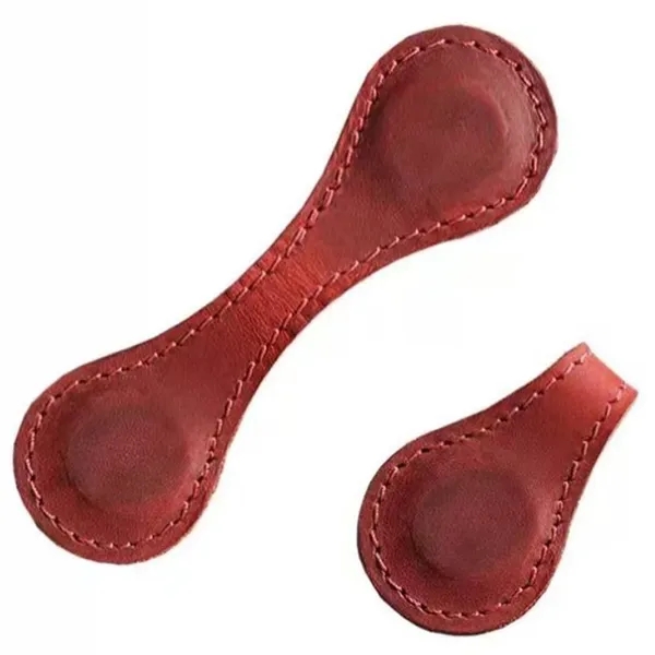 Leather Double Sided Magnetic Bookmark 6