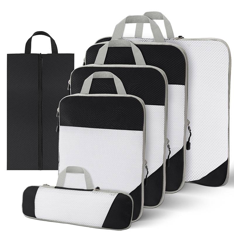 6 Piece Set Mesh Luggage Storage Bag 4