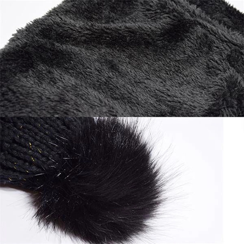 Knitted Beanie Scarf Set 3