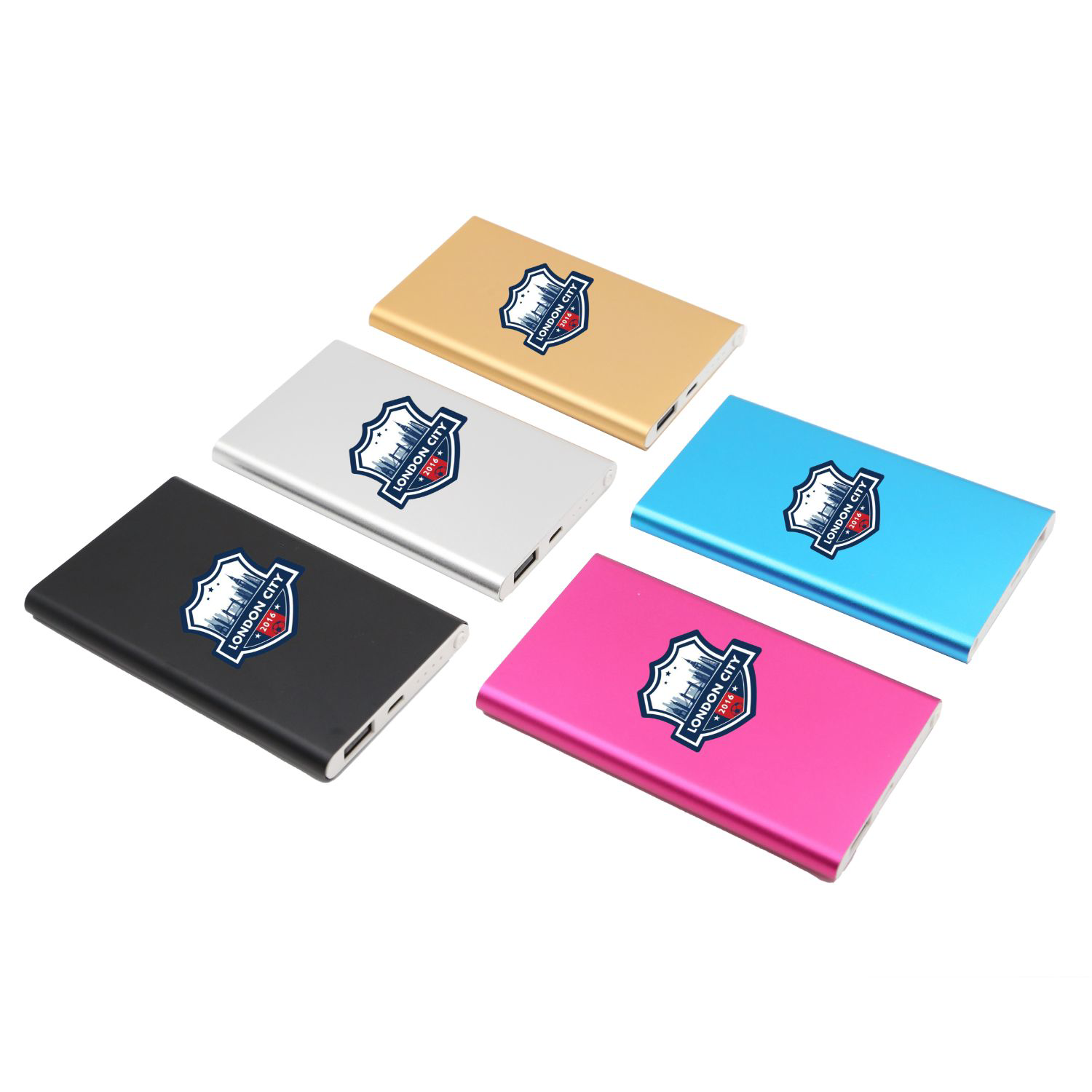 SLIM USA DECORATED 4000 mAh HIGH CAPACITY ALUMINUM POWER BANK 2