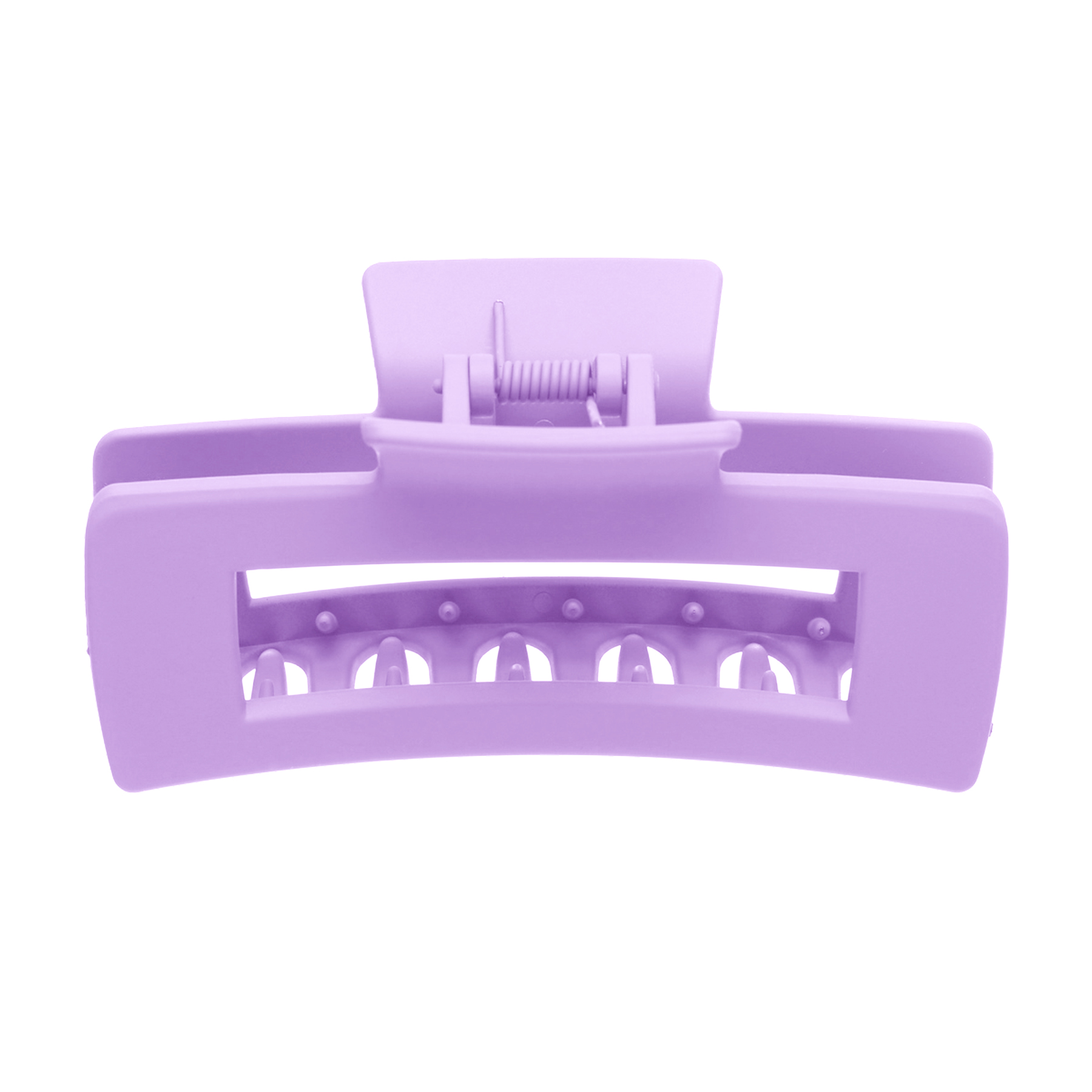 Small Pad Printed Rectangle Hair Clips 3
