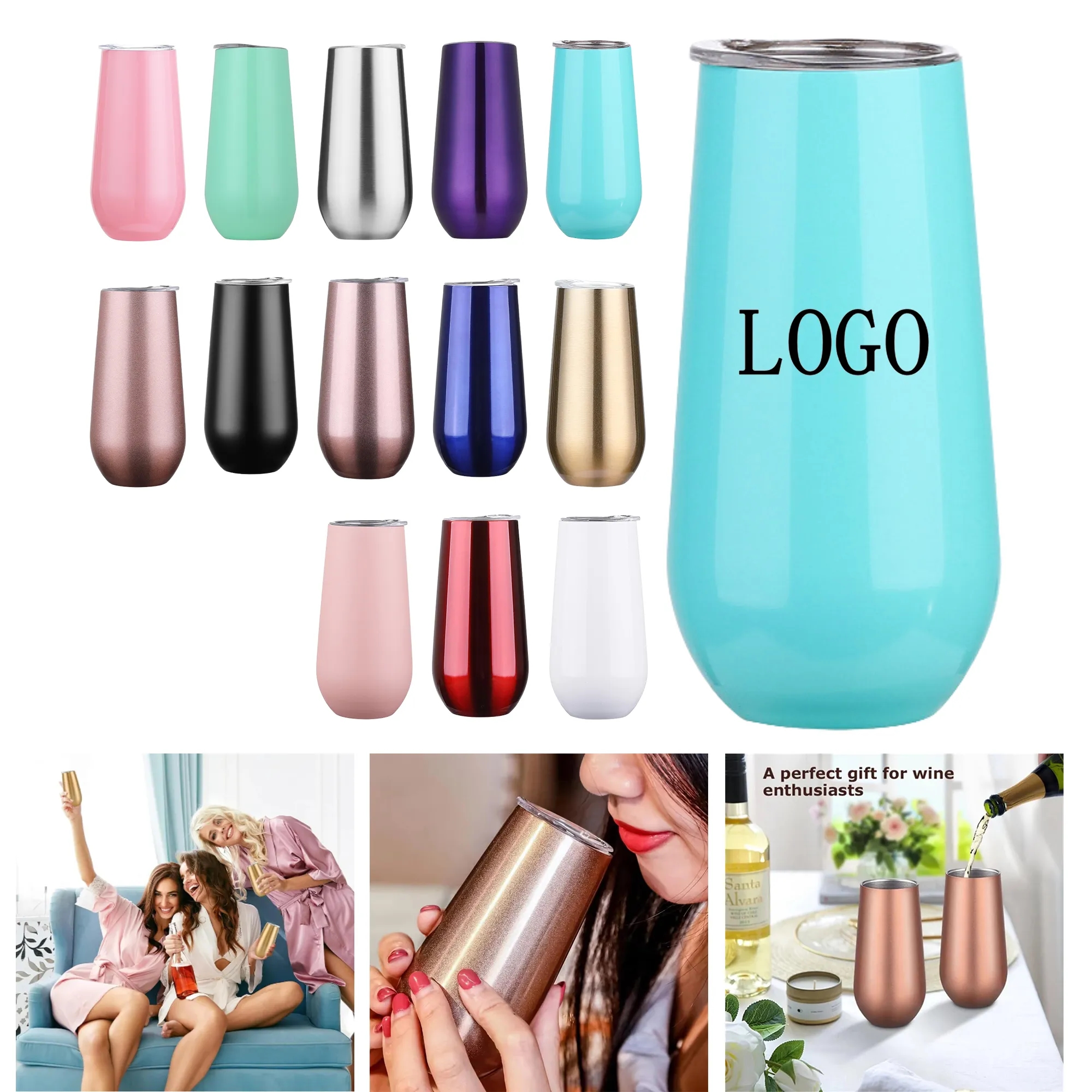 6oz Double-Walled Insulated Eggshell Cup 4