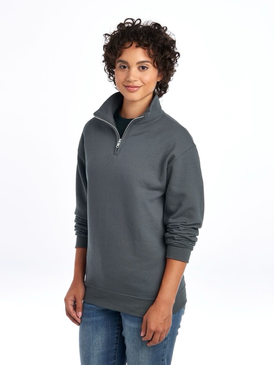 JERZEES NuBlend® Unisex Quarter-Zip Cadet Collar Sweatshirt, custom hoodie or sweatshirt with logo imprint 10