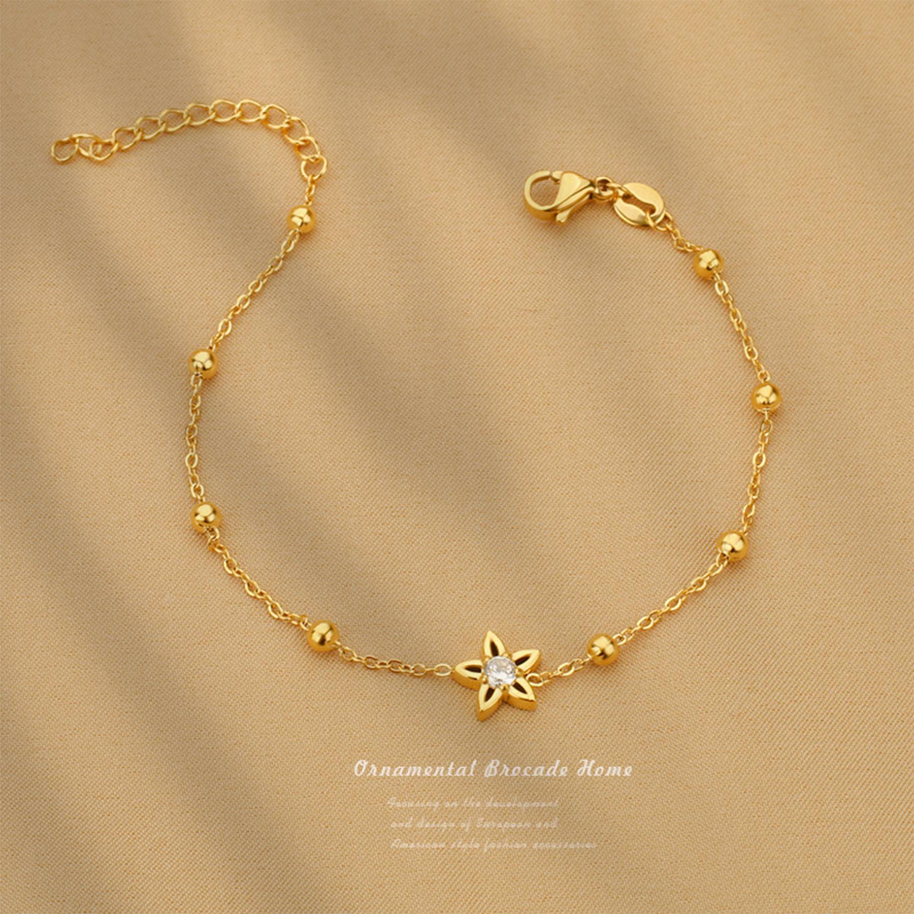 Stainless Steel Light luxLight luxury star delicate bracelet 1