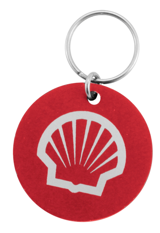 Large Round Aluminum Key Tag 3