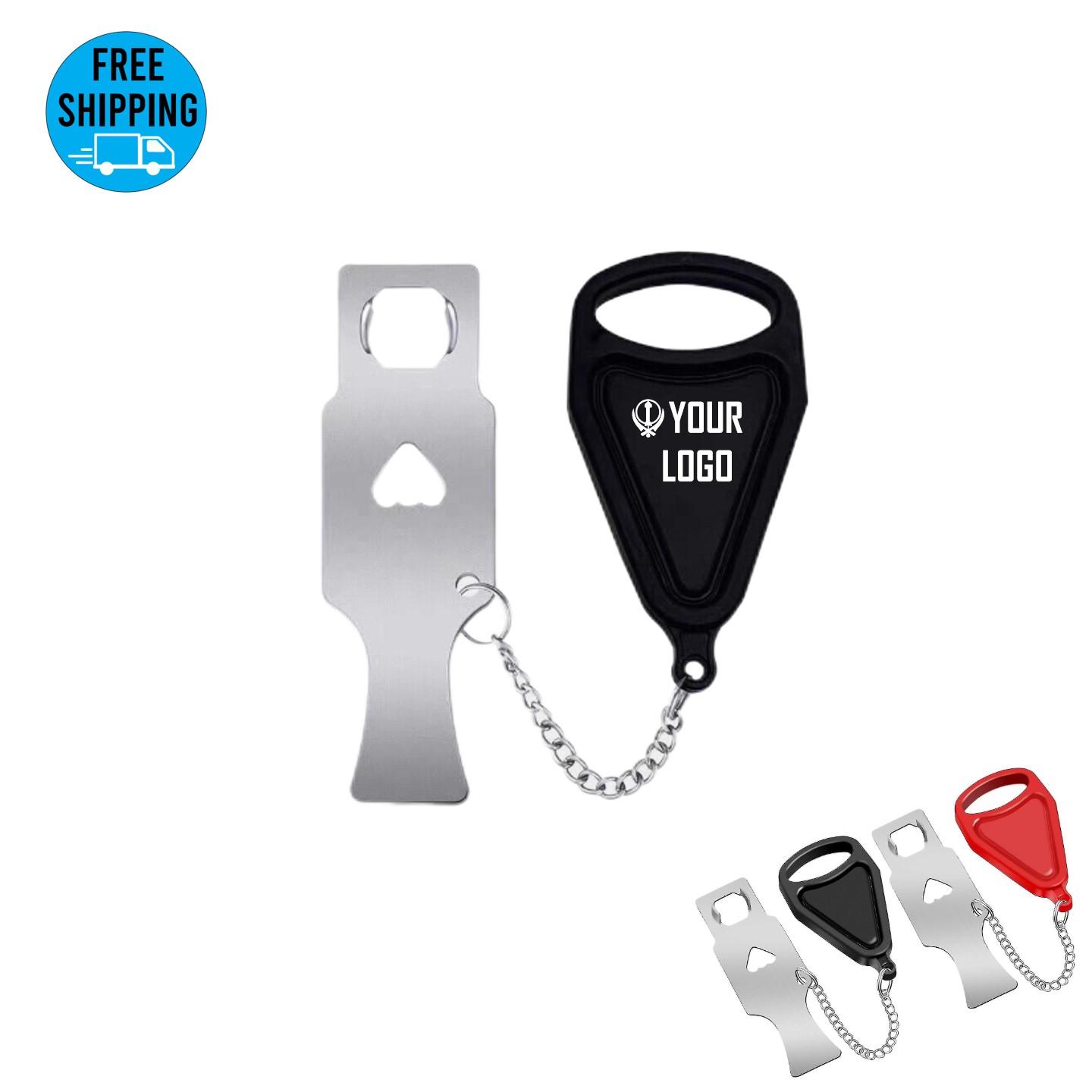 Portable Door Lock Safety Latch Metal Lock 3