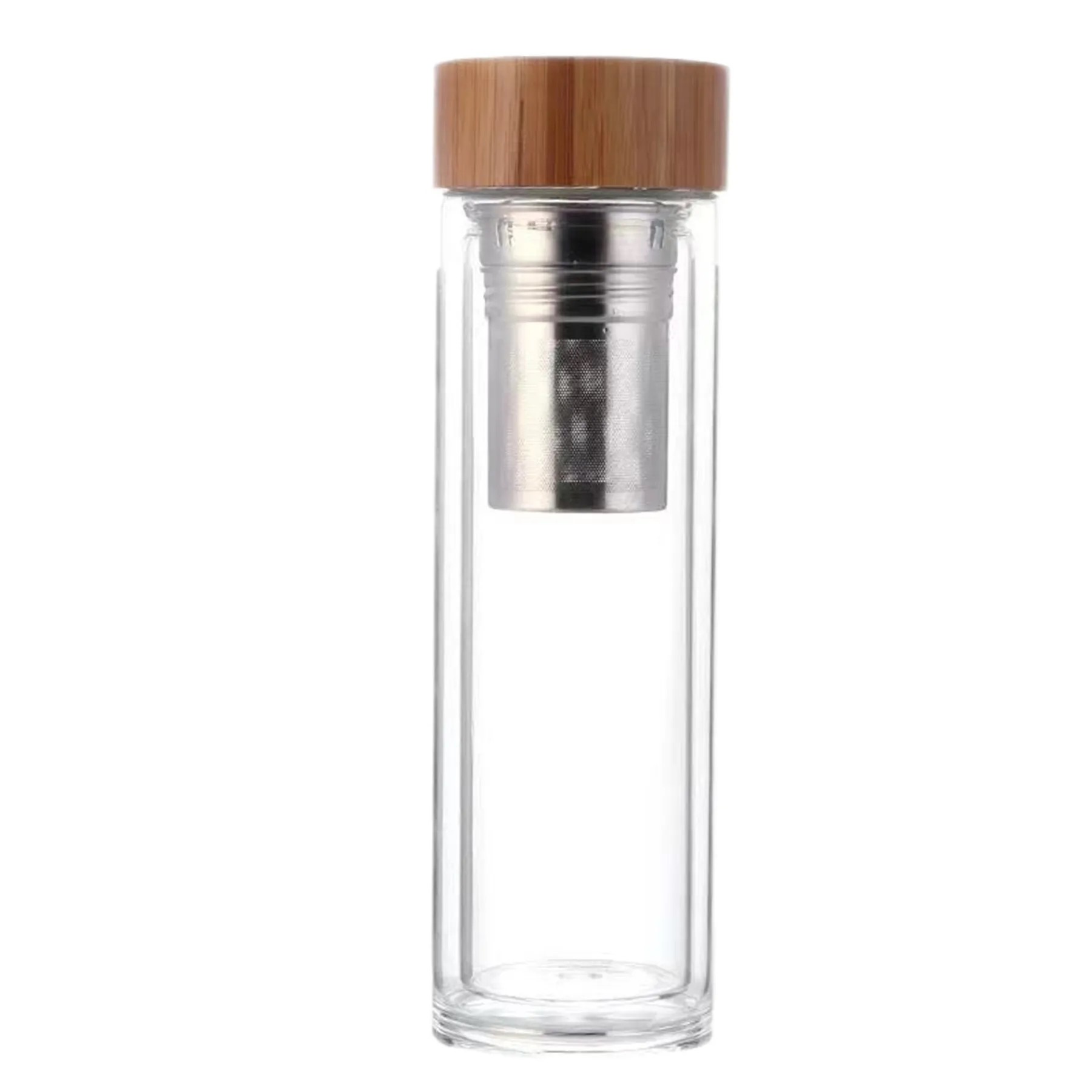 17 Oz Glass Double-Layer Tea Cup/ W Infuser 4