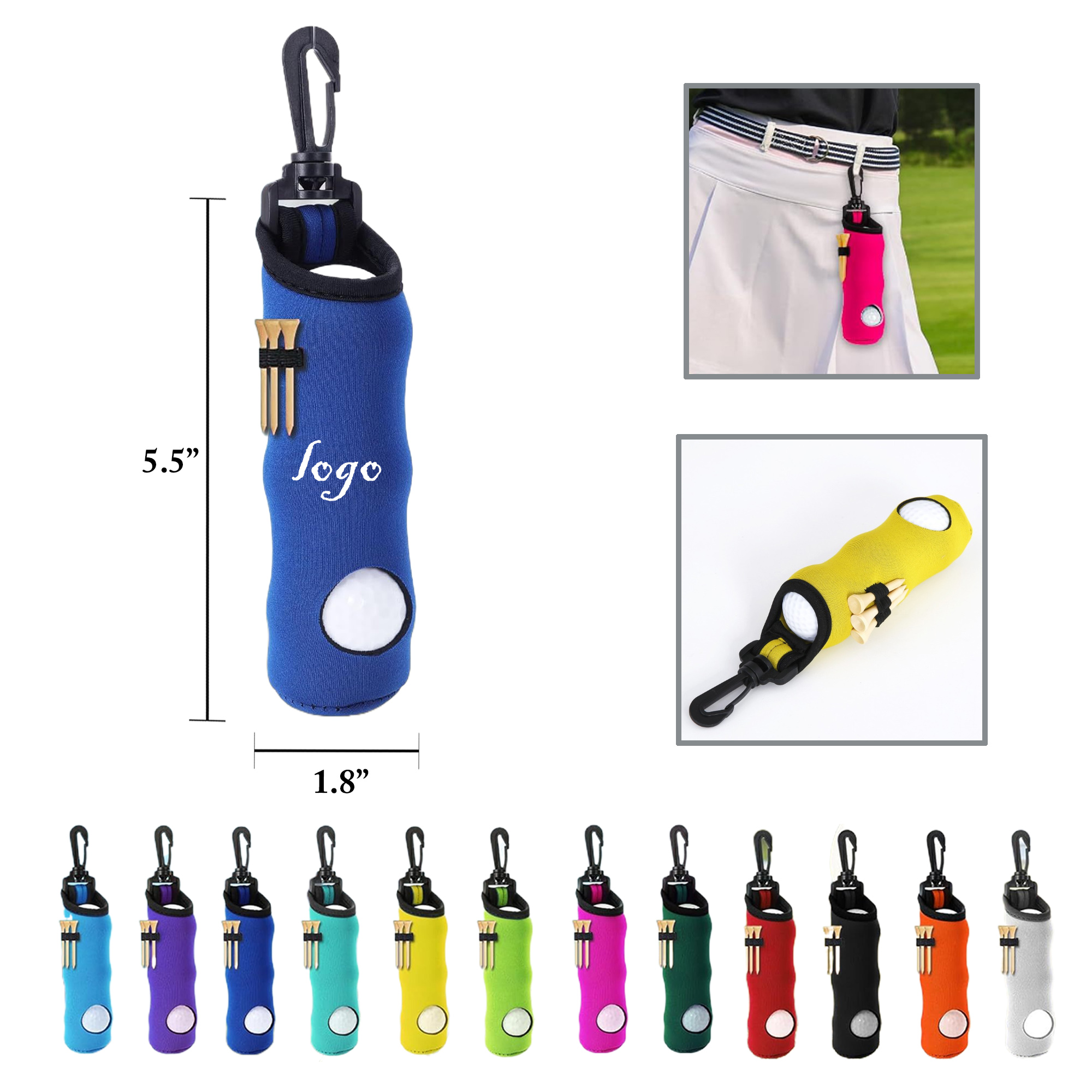 MOQ50 Waterproof Neoprene Golf Bag for Easy Carry 1