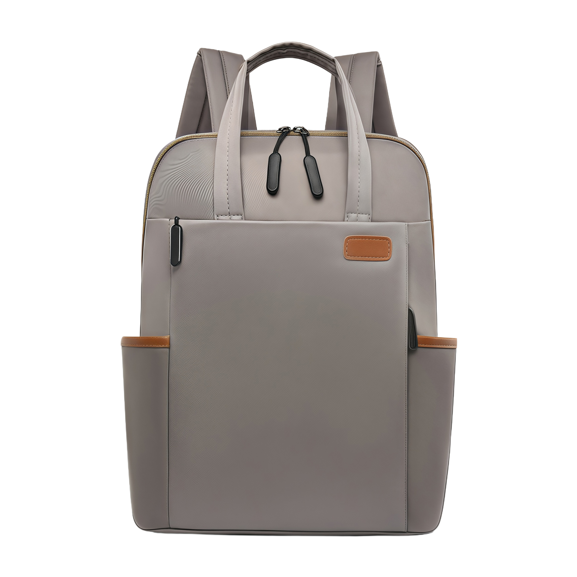 Stylish Color Block Backpack Oxford Fabric Travel Bag Lightweight Large Capacity Laptop Backpack 2