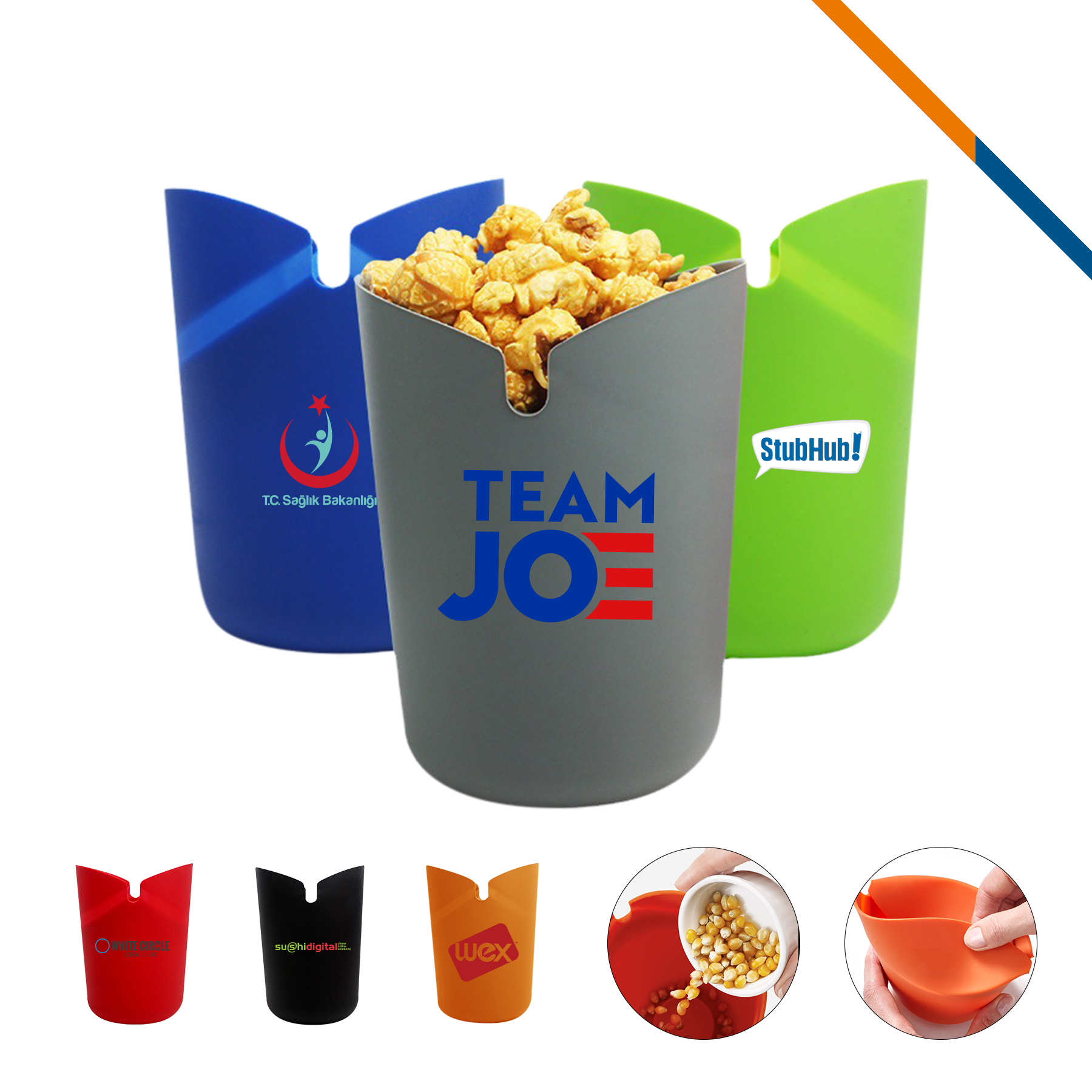 Nic Silicone Popcorn Bucket 2