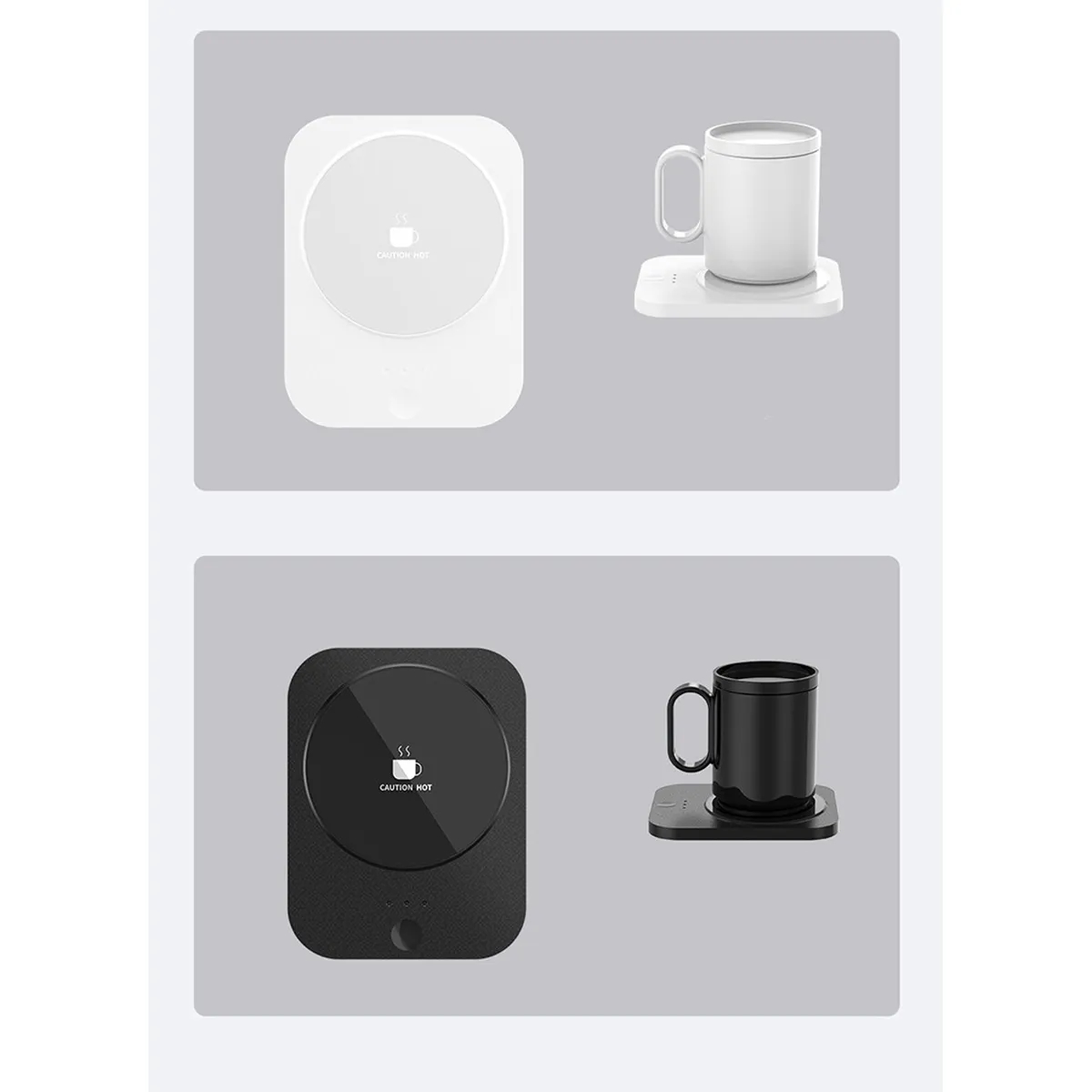 New Thermostatic Automatic Heating Coasters Cup Gift 4