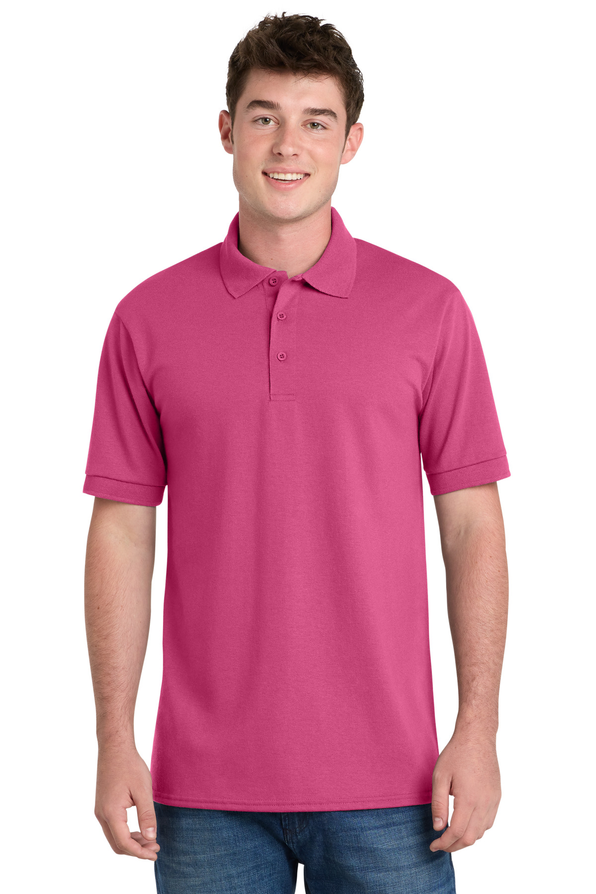 Port & Co Core Blend Jersey Knit Polo. KP55 188