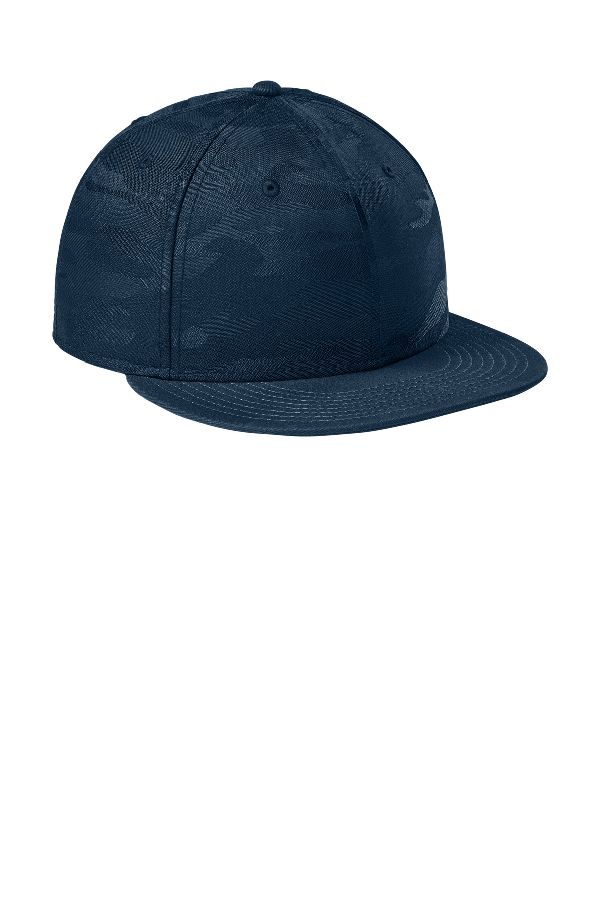 New Era Camo Flat Bill Snapback Cap NE407 34