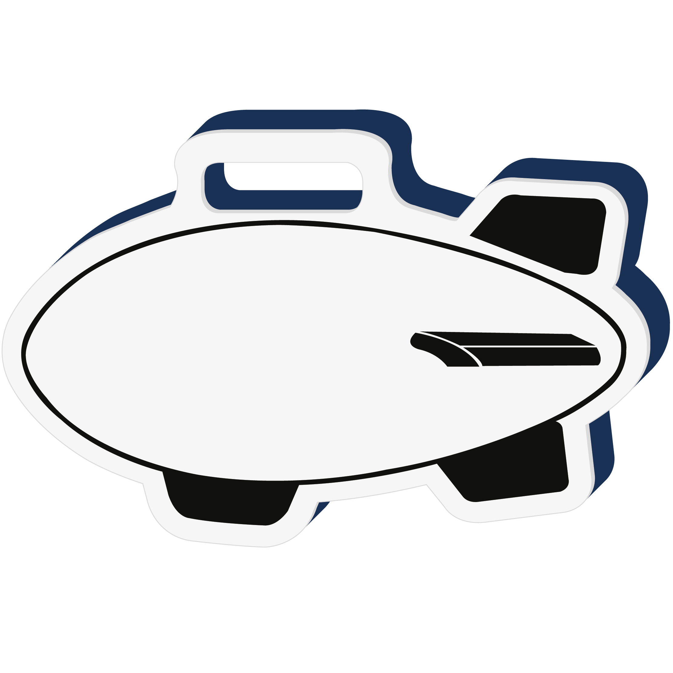 Dirigible Airship Sandwich Cushion 19