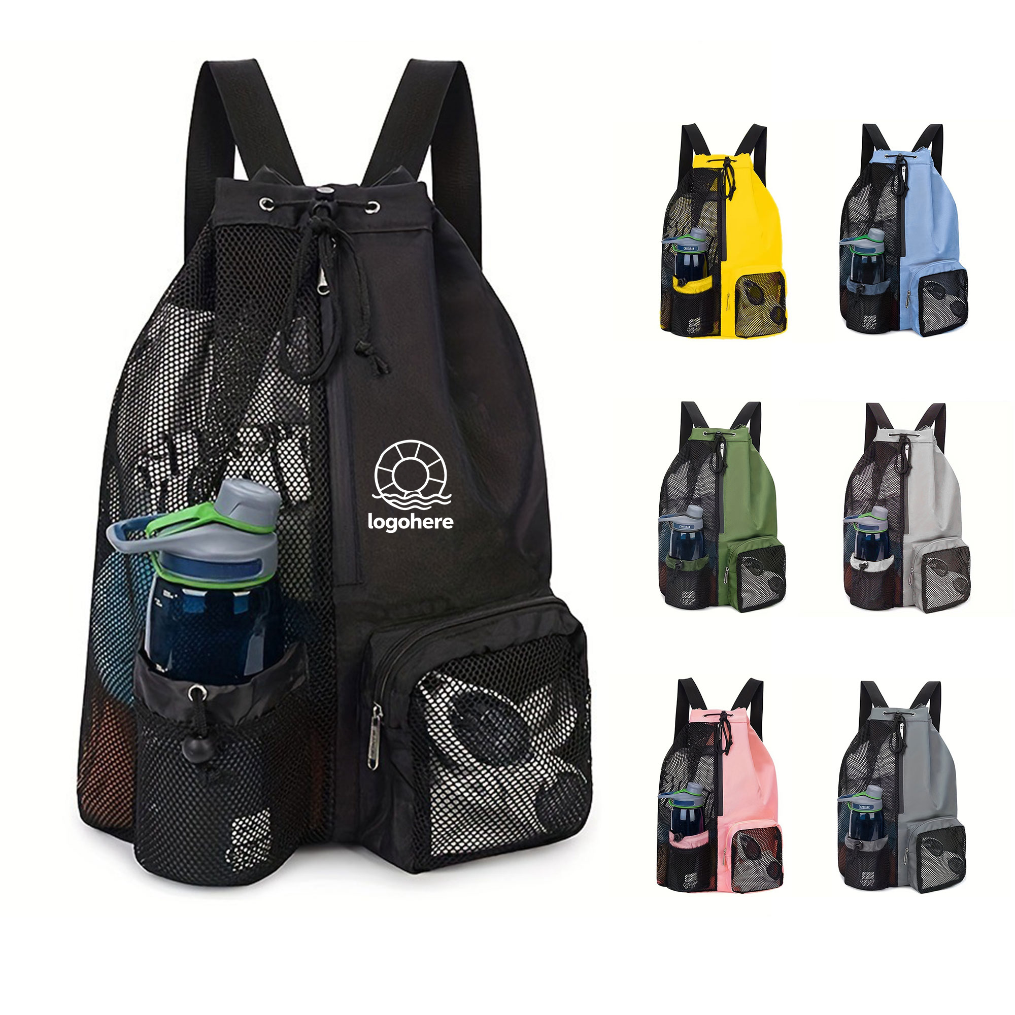 MOQ 20 Ventilated Mesh Sports Sack 2