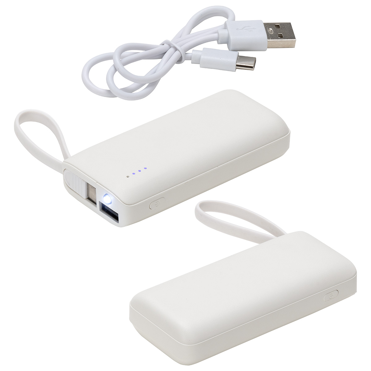 Chancellor 5000mAh Power Bank with USB-C Built-in Cable 9