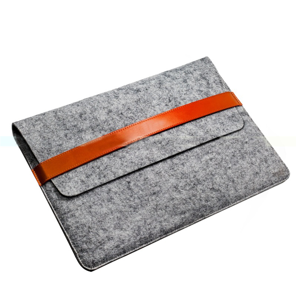 13" Felt Sleeve Case with pocket for Laptop Tablet 1