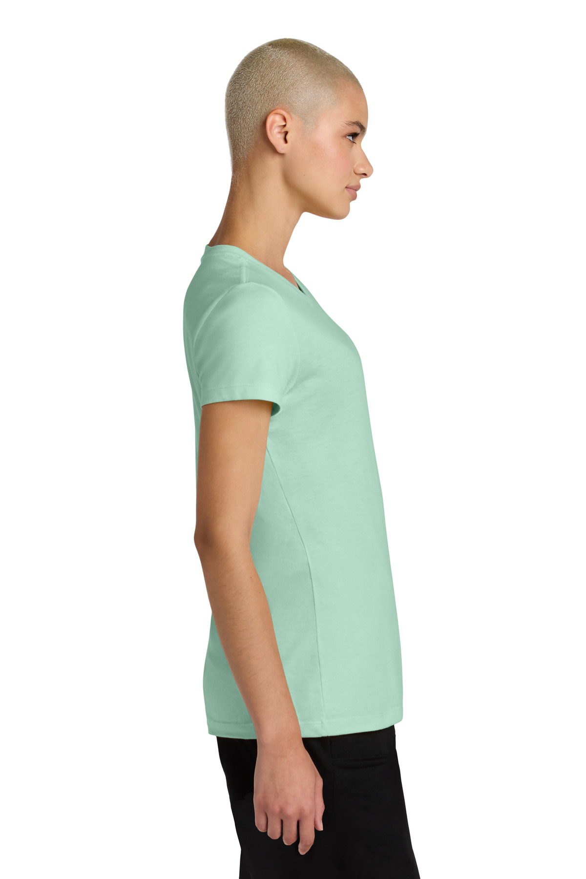 District Women's Perfect Weight CVC Tee DT188 77