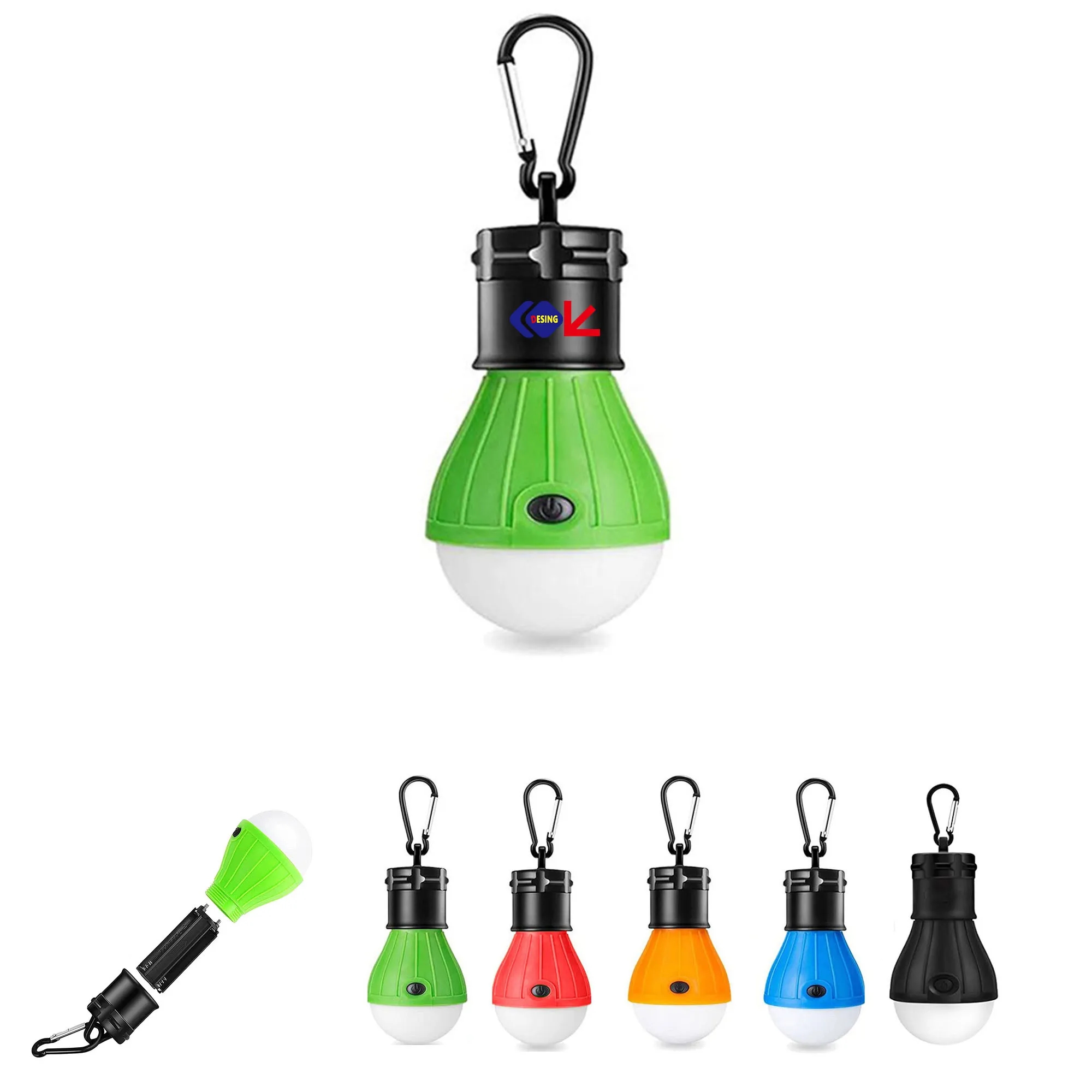 Portable LED Camping Lantern Hanging Tent With Clip Hook 4