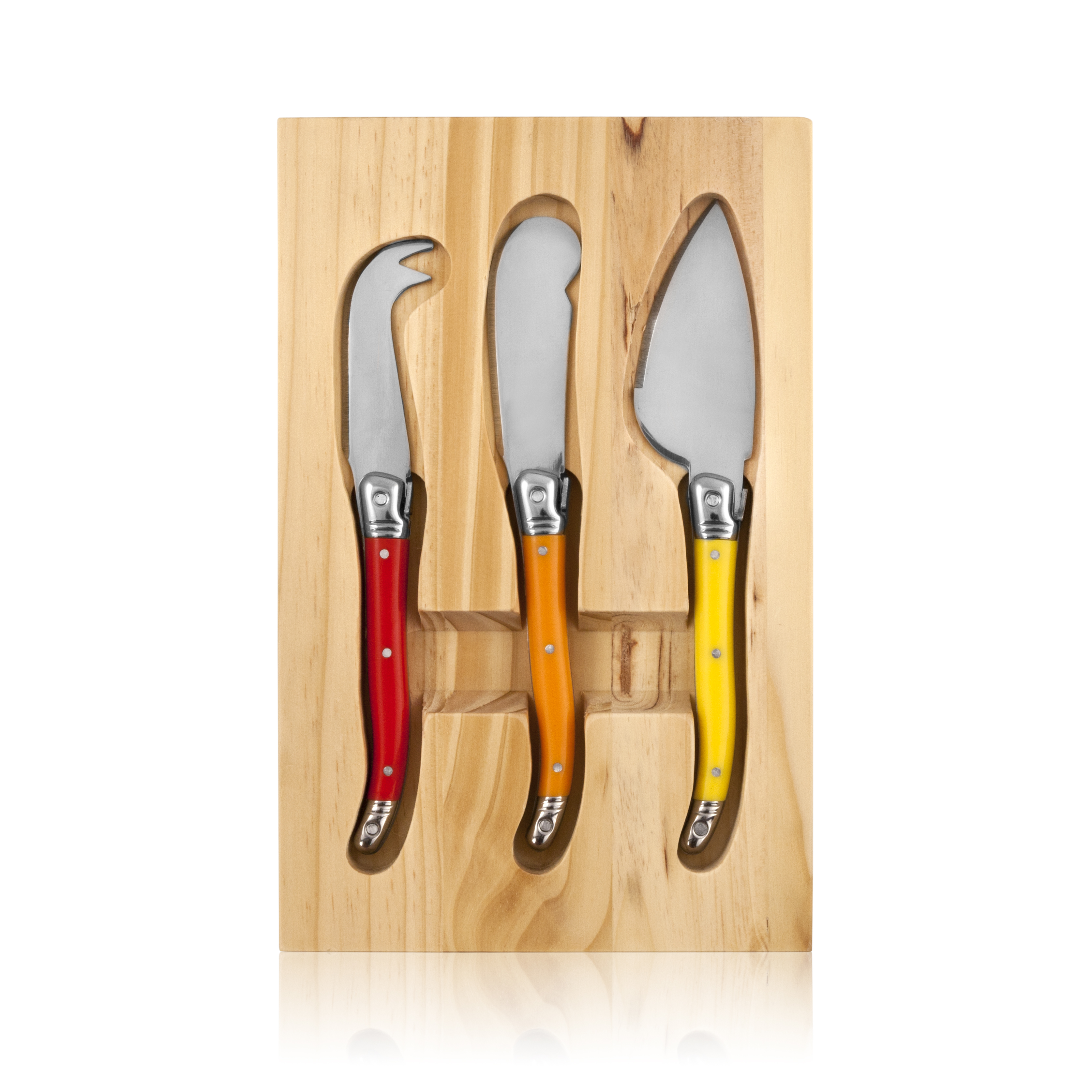 True® Sunnyside™: Cheese Knives & Cutting Board 1
