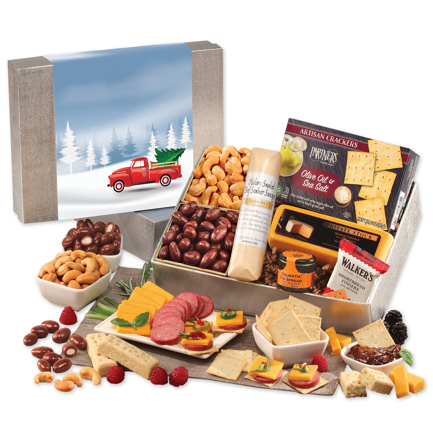 Snacking Smorgasbord with Red Truck Sleeve 3