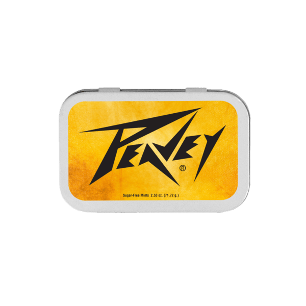 3 3/4" x 2 3/8" Large Rectangular Hinged Tin with Mints 8