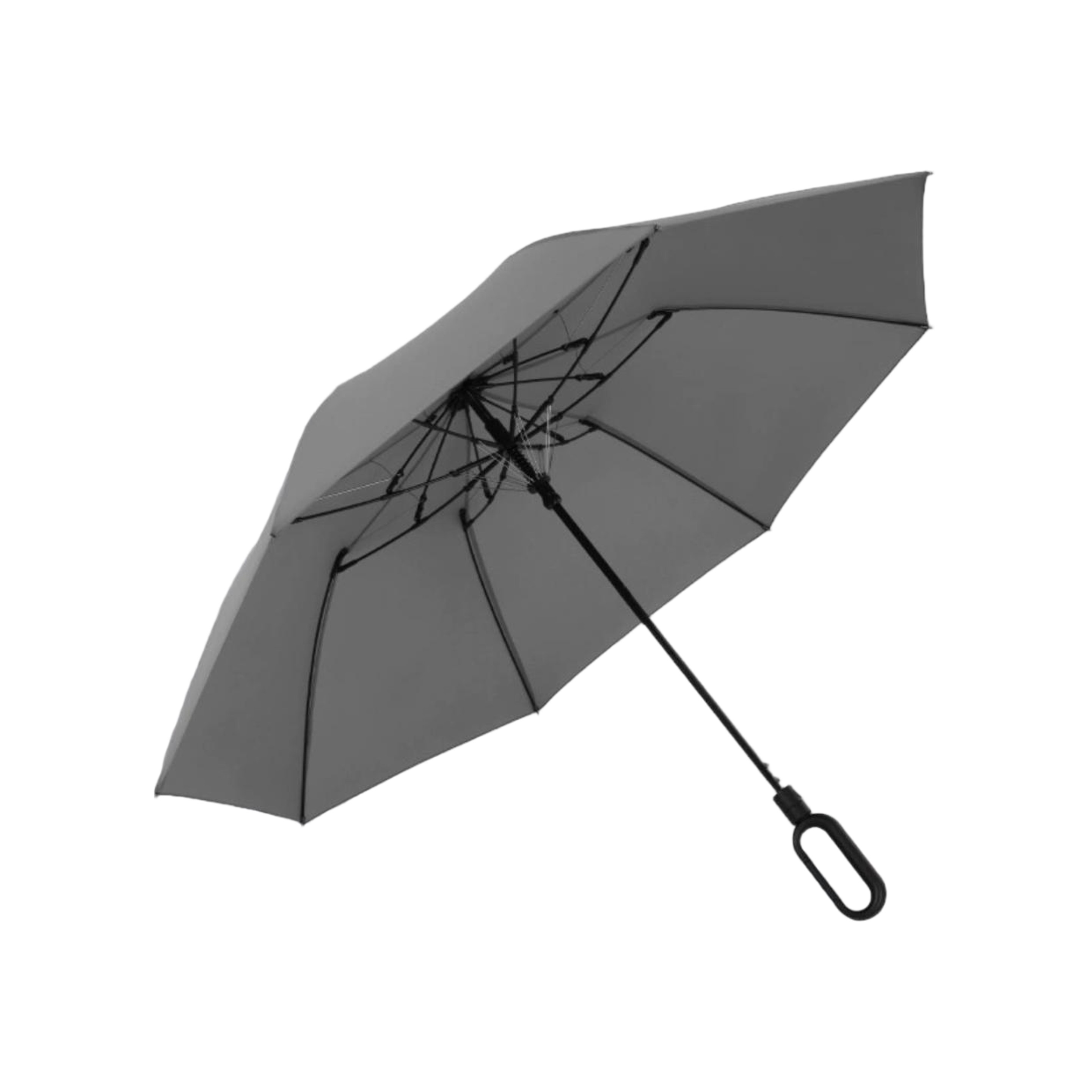 45" Auto Open Compact Umbrella with Carabiner Handle 2