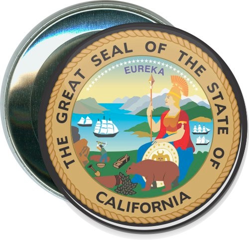 Great Seal of the State of California, State Button 1