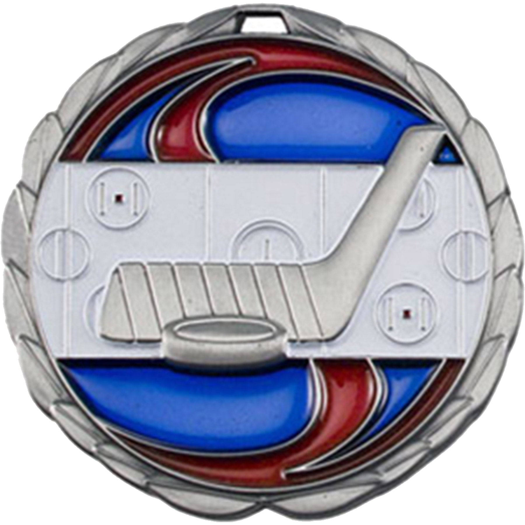 Stock Color Medals: Hockey 1