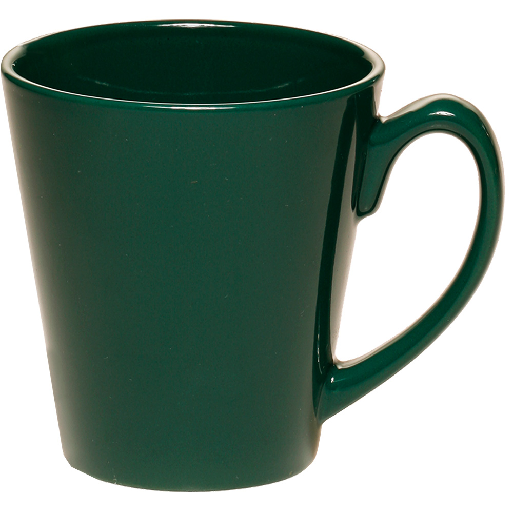12 oz. Glossy Ceramic Latte Coffee Mug - Colors 4