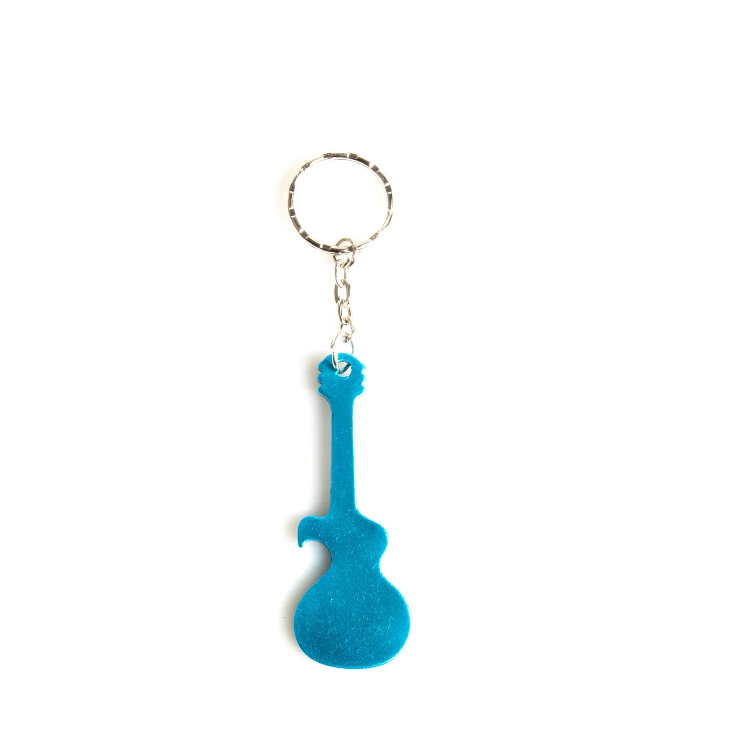 Guitar Shaped Bottle Opener With Keychain 5
