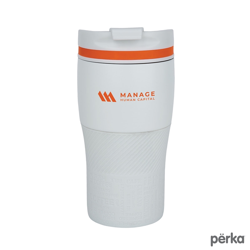 Perka® Cortado 12 oz. Double Wall Recycled Stainless Steel Coffee Tumbler 199