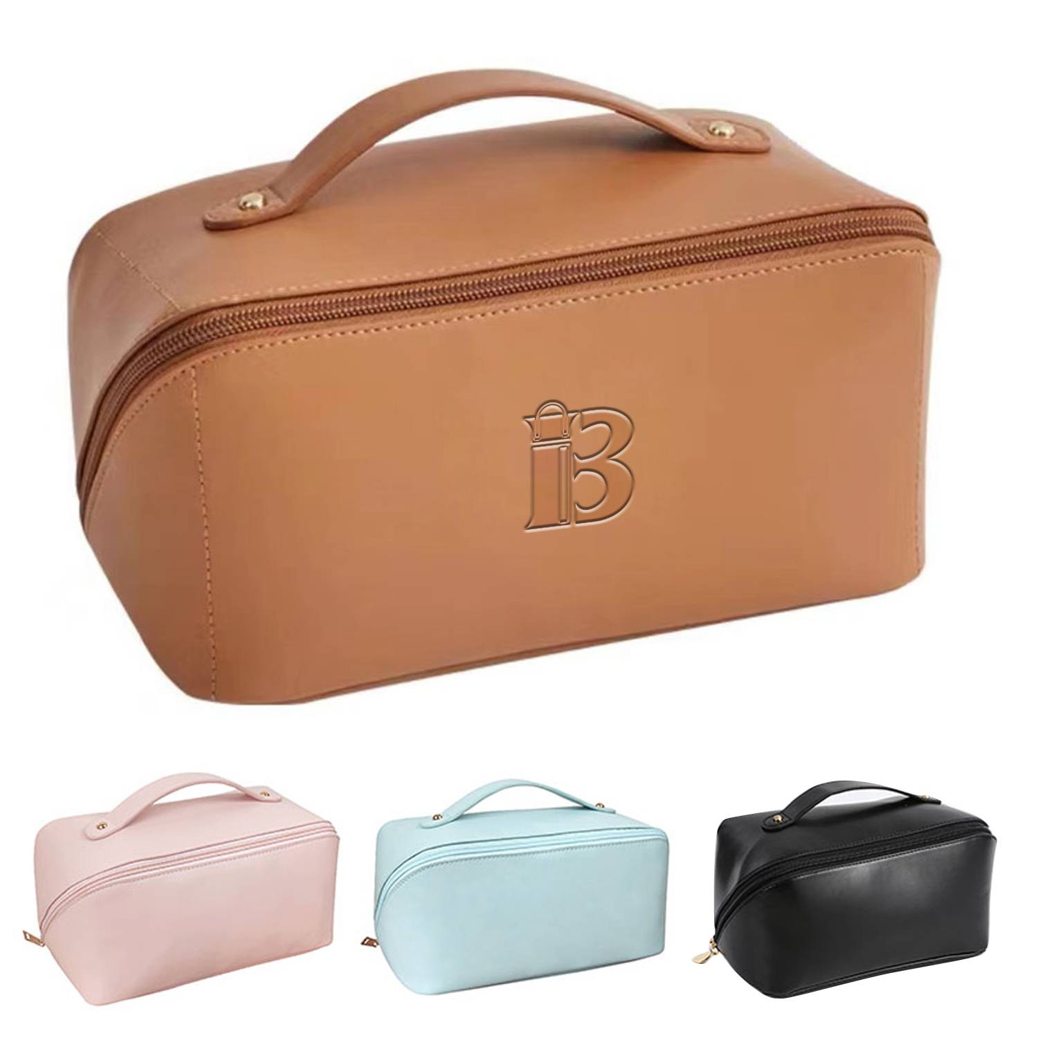 PU Leather Travel Cosmetic Bag 1